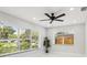 Bright living room features large windows, allowing natural light to flood the room at 4434 Perch St, Tampa, FL 33617