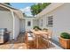 Cozy outdoor patio with dining set, perfect for entertaining and relaxation at 4434 Perch St, Tampa, FL 33617