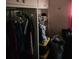 A closet filled with a variety of clothing at 516 7Th W Ave # 1, Palmetto, FL 34221