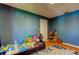 bedroom featuring a bed, storage cabinets, and colourful rug at 604 Knollwood Dr, Largo, FL 33770