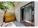 Private patio with outdoor storage, offering a secluded retreat at 604 Knollwood Dr, Largo, FL 33770