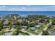 An aerial view of a home near the ocean at 675 69Th S Ave, St Petersburg, FL 33712