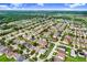 Scenic aerial view showcasing a vibrant community with trees and waterways at 7515 Dragon Fly Loop, Gibsonton, FL 33534