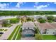 Aerial view of home with screened in pool in neighborhood near riverfront at 7515 Dragon Fly Loop, Gibsonton, FL 33534