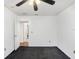 Bright bedroom featuring a ceiling fan and a closet at 7515 Dragon Fly Loop, Gibsonton, FL 33534