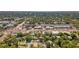 An aerial perspective of the property, surrounded by lush trees near a bustling neighborhood at 1327 S Michigan Ave, Clearwater, FL 33756