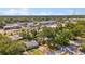 Aerial view of the charming neighborhood with tree-lined streets and nearby commercial areas at 1327 S Michigan Ave, Clearwater, FL 33756