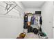 Walk-in closet equipped with shelving, providing ample storage space at 13324 Willow Bluestar Loop, Riverview, FL 33579