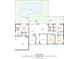 Detailed floor plan showing the layout of the home, including room dimensions and features at 2515 Pemberton Creek Dr, Seffner, FL 33584