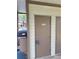 Exterior view of condo unit's door with mail box at 2588 Laurelwood Dr # 16A, Clearwater, FL 33763