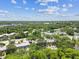 This aerial view showcases the community and the lush greenery, offering a serene environment for residents to enjoy at 3335 Fox Hunt Dr, Palm Harbor, FL 34683