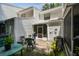 Secluded outdoor patio with brick paving, plants, and ample space at 3335 Fox Hunt Dr, Palm Harbor, FL 34683