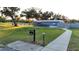 Grill at the community clubhouse perfect for social gatherings and social events at 4428 Gevalia Dr, Brooksville, FL 34604