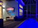 Enclosed patio space, with a pool and outdoor seating at 5307 Wishing Arch Dr, Apollo Beach, FL 33572