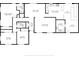 Detailed floor plan showing layout of the home, room dimensions, and features at 7710 Jackson Springs Rd, Tampa, FL 33615
