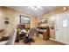 Cozy office features desk and chair, perfect for working from home at 7710 Jackson Springs Rd, Tampa, FL 33615