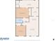 Detailed floor plan showcasing the layout of the home, including room dimensions and connections at 10033 64Th N Ave # 4, St Petersburg, FL 33708