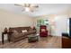 Inviting living room featuring wood flooring and a neutral color palette at 10033 64Th N Ave # 4, St Petersburg, FL 33708