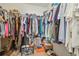 Spacious walk-in closet with clothing racks, shoe storage, and ample room for organization at 1012 Seminole Sky Dr, Ruskin, FL 33570