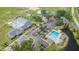 Overview of community amenities includes pools, sport courts, clubhouse, and ample parking at 11913 Butler Woods Cir, Riverview, FL 33579