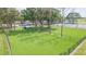 Outdoor dog park with artificial grass, agility features, and shaded seating areas at 11913 Butler Woods Cir, Riverview, FL 33579