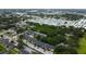 Wide aerial view showcases the property's location within a vibrant neighborhood near green spaces at 12261 Sailwinds Dr # 203, Largo, FL 33773