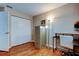 This is another bedroom with a closet and a desk at 12261 Sailwinds Dr # 203, Largo, FL 33773