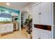 This kitchen has modern appliances and an island at 12261 Sailwinds Dr # 203, Largo, FL 33773