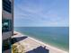 Panoramic beach view from condo, capturing the serene coastline and the expansive ocean at 1520 Gulf Blvd # 1502, Clearwater Beach, FL 33767