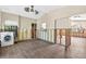 Kitchen area showing the open layout and tile flooring at 17444 2Nd E St, Redington Shores, FL 33708