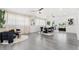 Elegant dining area with modern furniture, perfect for entertaining guests at 380 Colony Point S Rd, St Petersburg, FL 33705