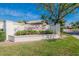 A professionally landscaped sign for the community of Highland Lakes at 4415 Muirfiled Dr, Bradenton, FL 34210
