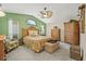 Cozy main bedroom with vaulted ceilings and ample closet space at 5270 White Sand Ne Cir, St Petersburg, FL 33703