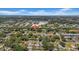 An aerial neighborhood view, showcasing its location near a shopping center and local residences at 762 77Th N Ave, St Petersburg, FL 33702