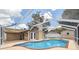 Relaxing screened-in pool area with ample patio space for outdoor enjoyment at 8306 N Gomez Ave, Tampa, FL 33614