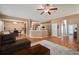 Bright and open living area flows into the kitchen, perfect for modern living at 8607 Tidal Breeze Dr, Riverview, FL 33569