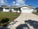Charming single-story home with a well-manicured lawn and a two-car garage in a quiet neighborhood at 1480 Fairfield Dr, Clearwater, FL 33764