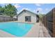 Backyard pool featuring concrete pavers and sunny exposure at 1811 49Th N St, St Petersburg, FL 33710