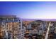 Beautiful nighttime view of city skyline, showcasing modern condo with city views at 235 1St S Ave # 3708, St Petersburg, FL 33701