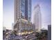 Striking view of a high-rise condominium complex featuring modern architecture and lush landscaping in an urban setting at 235 1St S Ave # 3708, St Petersburg, FL 33701