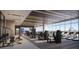 Spacious fitness center equipped with modern exercise machines, offering panoramic city views at 235 1St S Ave # 3708, St Petersburg, FL 33701