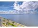 Panoramic water view and coastline from the condo at 2413 Bayshore Blvd # 1903, Tampa, FL 33629