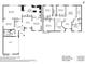 Detailed floor plan showcasing the layout of this 3,158 sqft home with kitchen, bedrooms, and living spaces at 25737 Frith St, Land O Lakes, FL 34639
