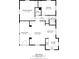Detailed floor plan showcasing the layout with dimensions for the primary bedroom, kitchen, and living areas at 301 Kingston S St, St Petersburg, FL 33711