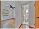 Hallway leading to bedroom and bathroom at 301 Kingston S St, St Petersburg, FL 33711
