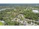 Lush aerial view of a residential neighborhood with mature trees and well-maintained homes in a suburban setting at 3530 Brook Crossing Dr, Brandon, FL 33511