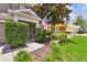 Charming front porch with stone accents and manicured shrubbery at 3530 Brook Crossing Dr, Brandon, FL 33511