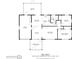 Detailed floorplan showing room dimensions of this 1050 sq ft home's layout including garage, sunroom, and bedrooms at 3700 56Th N St, St Petersburg, FL 33710