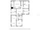 Detailed floor plan showcasing the layout of the home, including bedrooms, bathrooms, and living areas at 4112 E Ellicott St, Tampa, FL 33610