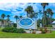 Entrance sign for Boca Ciega Point 5150, a boating community with lush landscaping at 587 Boca Ciega Point N Blvd, St Petersburg, FL 33708